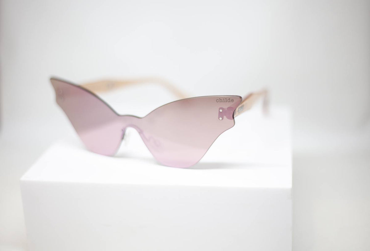 TUPPAWARE Trans Rose | Champagne Mirror Lens