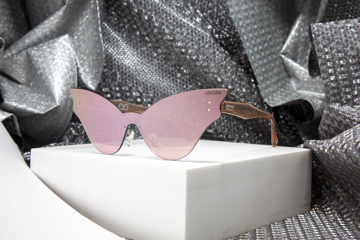 TUPPAWARE Trans Rose | Champagne Mirror Lens