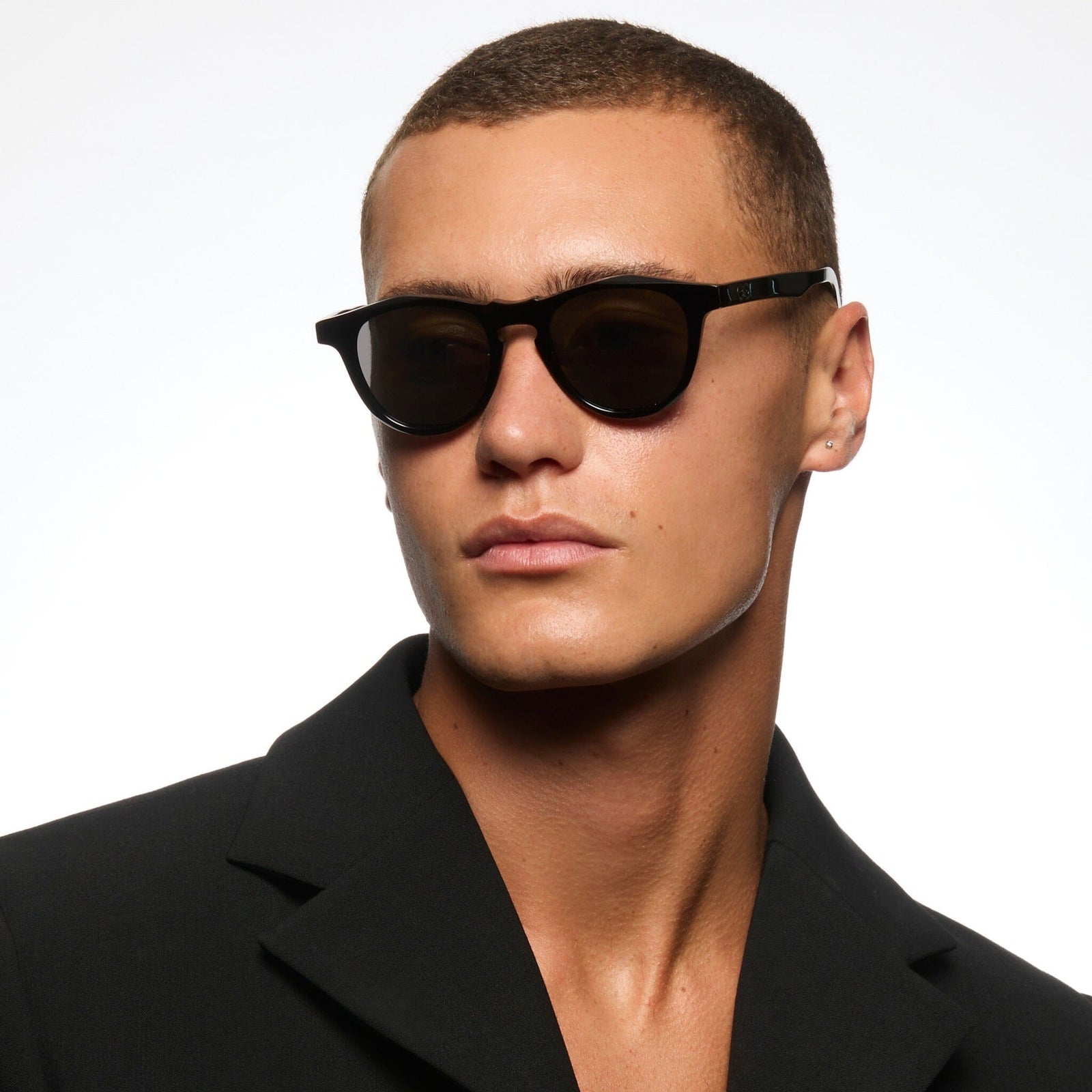 VOCAL Bio-Acetate Gloss Black | Grey Bio Lens