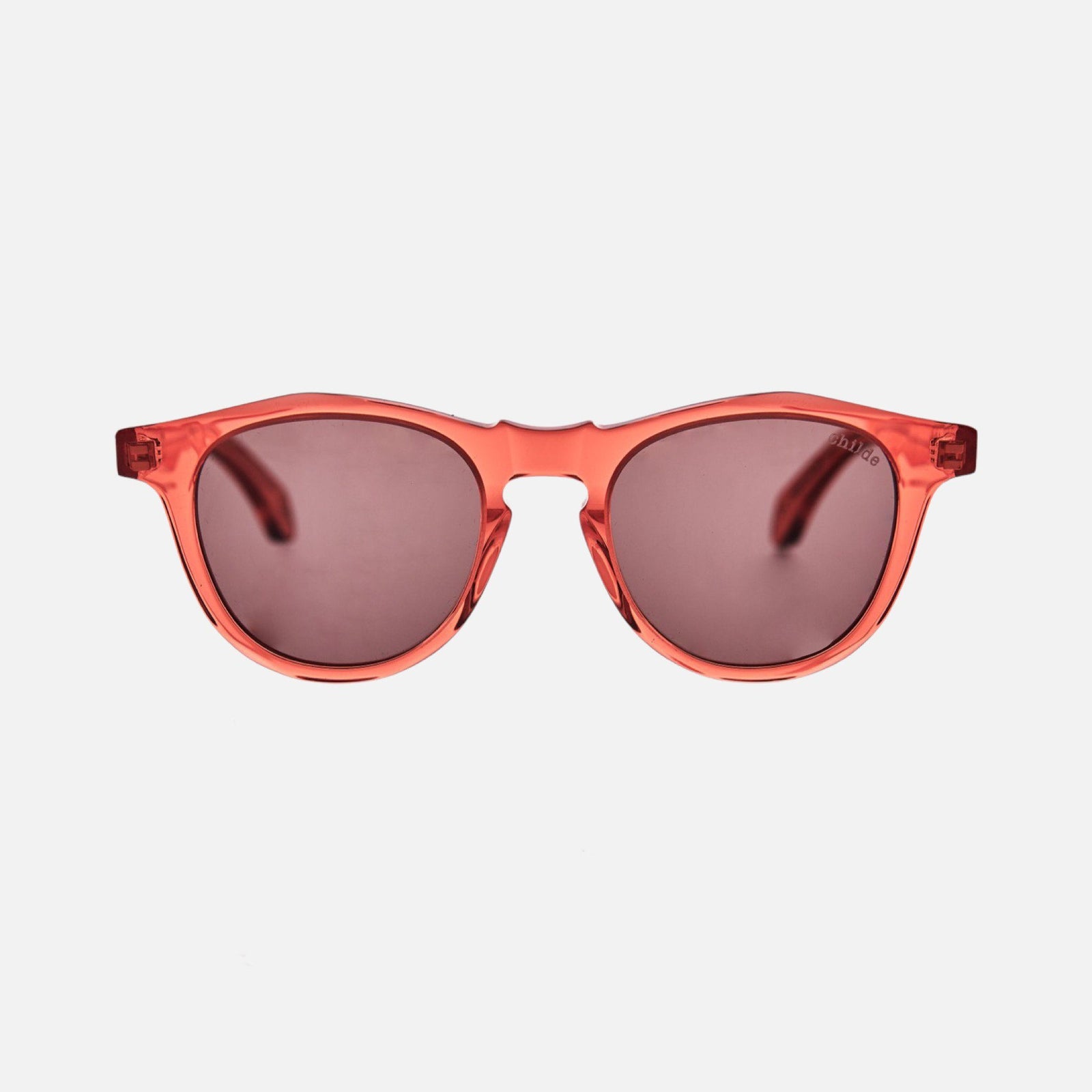 VOCAL Bio-Acetate Translucent Red | Amber Bio Lens